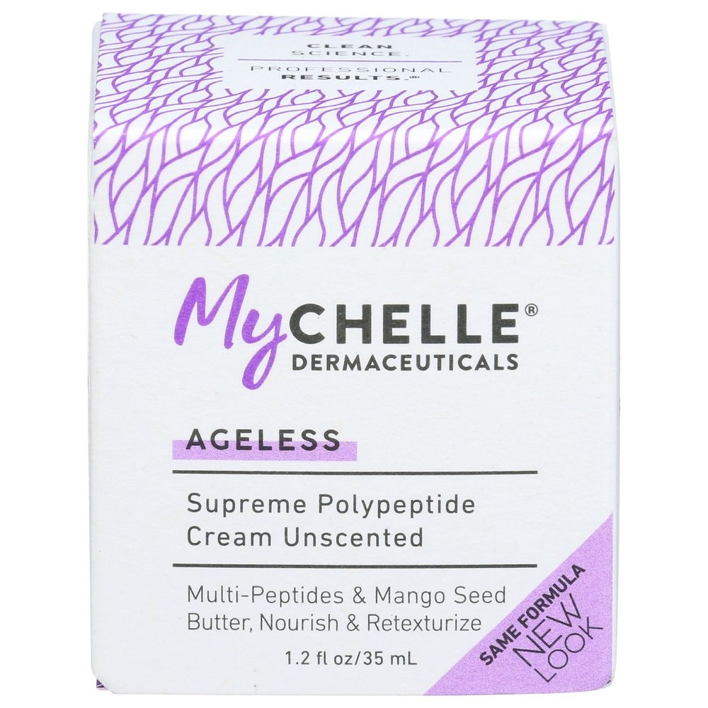 Mychelle Dermaceuticals Ageless Unscented Supreme Polypeptide Cream, 1.2 Fluid Ounce