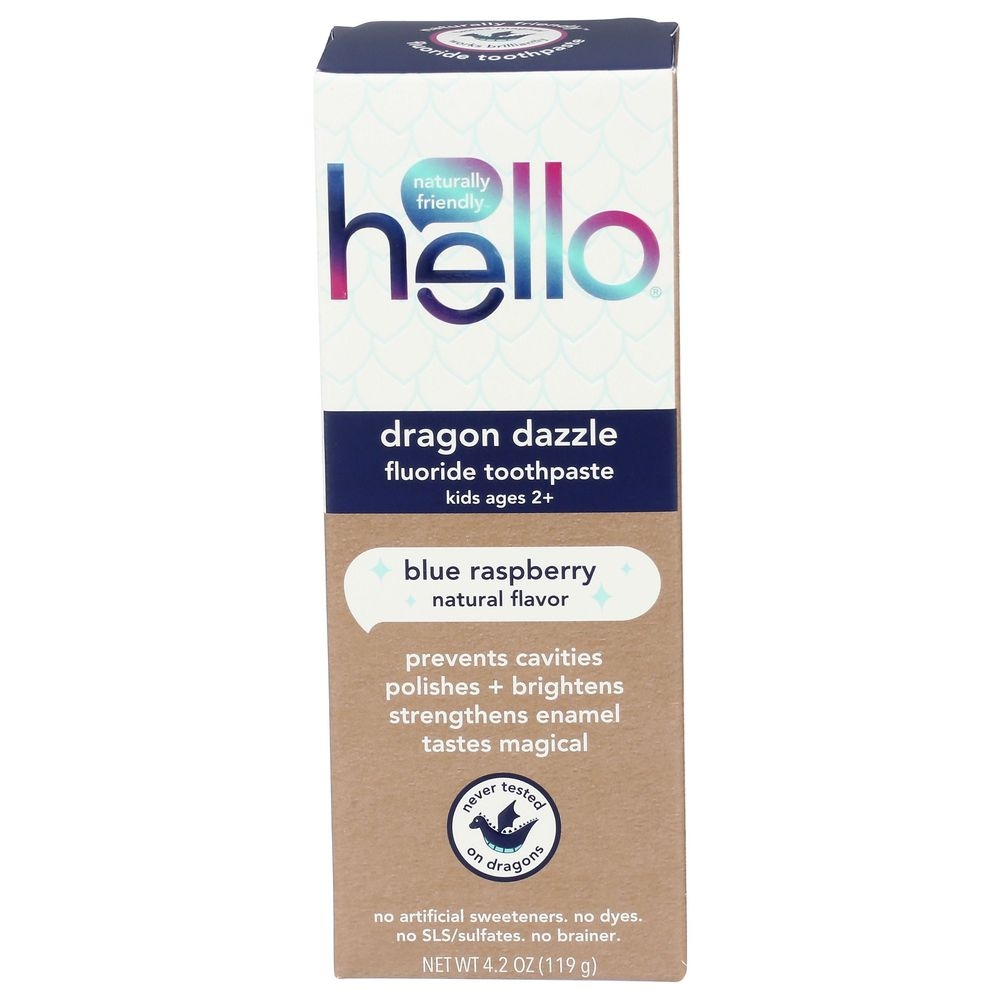 Hello Kids Blue Raspberry Toothpaste, 4.2 Ounce