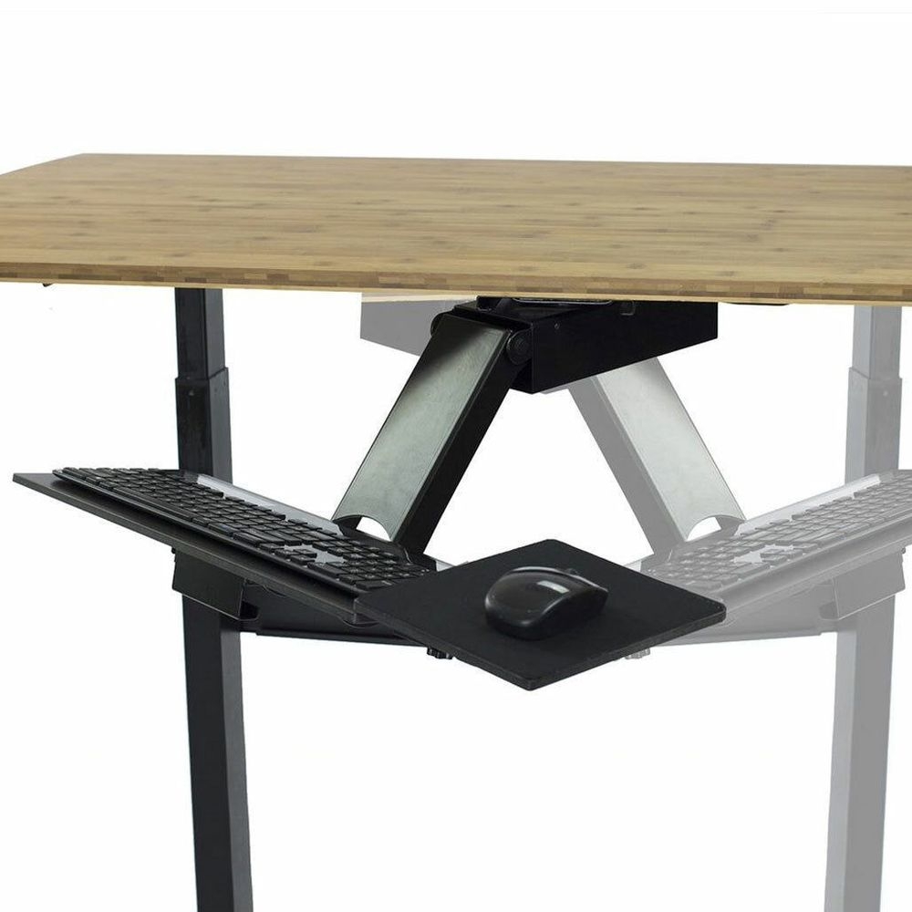 Uncaged Ergonomics Steel and Phenolic Resin KT2 Adjustable Standing Desk Keyboard Tray