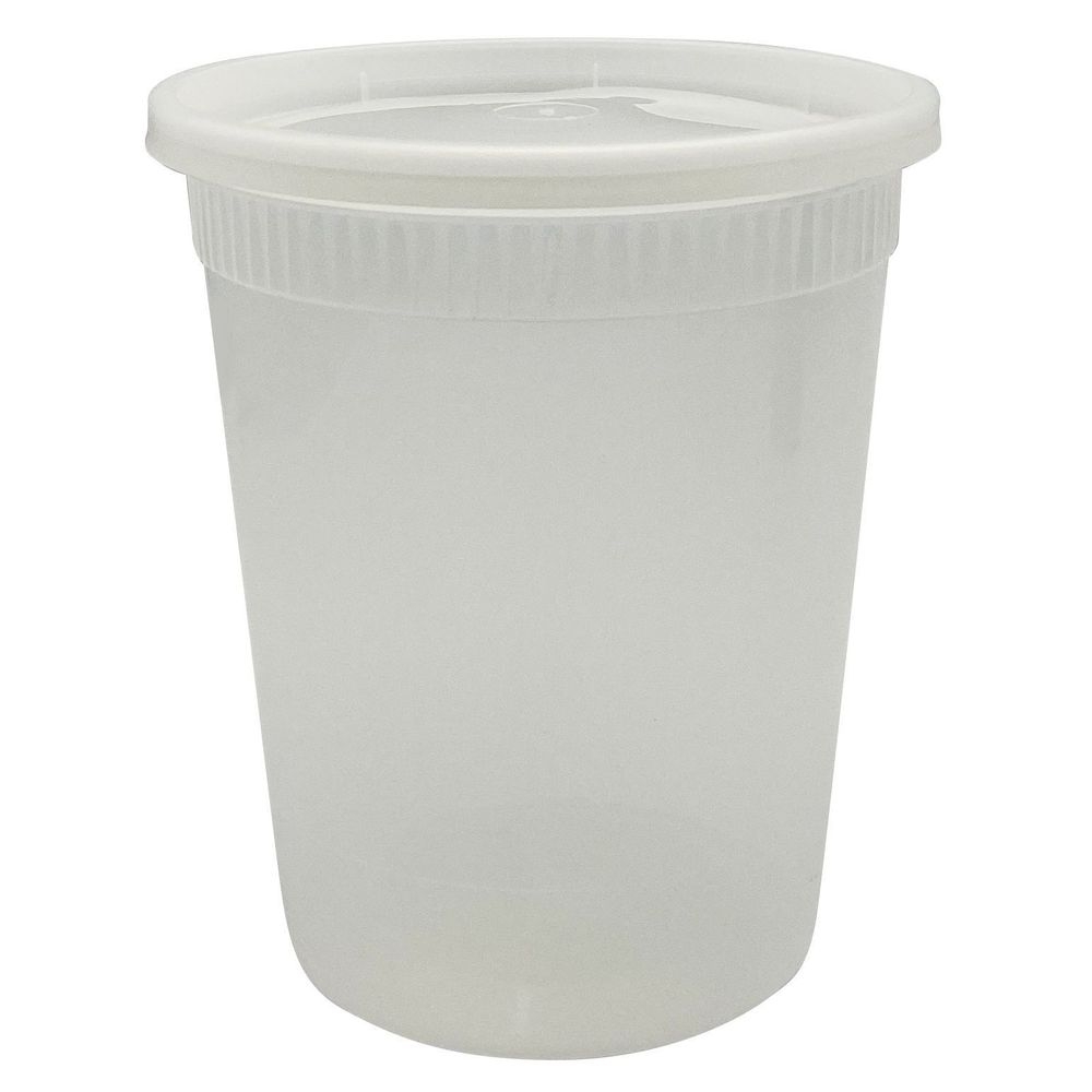 Empress Heavy Duty Clear Deli Container Combo Pack, 32 Ounce Capacity -- 240 per case