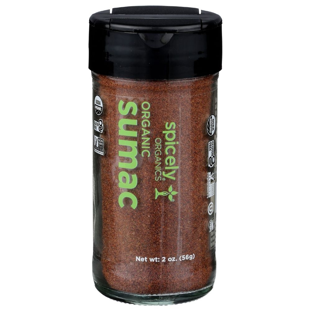 Spicely Organics Ground Sumac, 2 Ounce Jar -- 3 per case