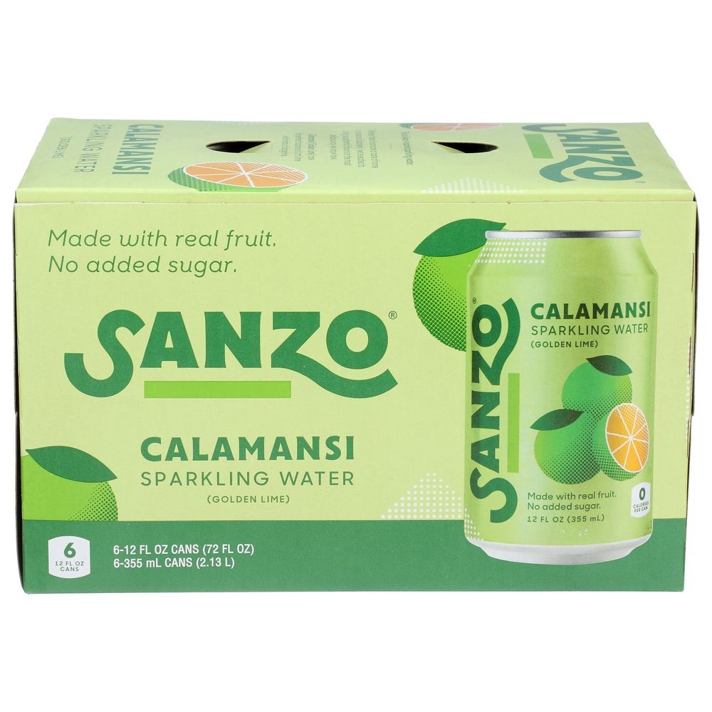 Sanzo Calamansi Sparkling Water, 12 Fluid Ounce -- 24 per case