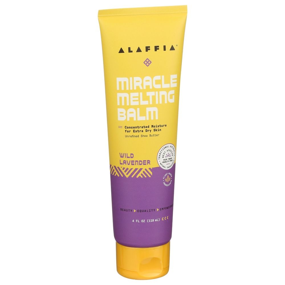 Alaffia Lavender Melting Balm, 4 Fluid Ounce