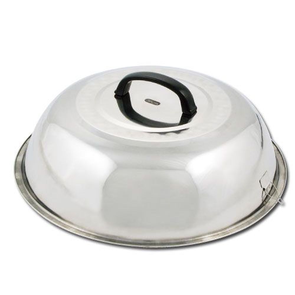 Winco WKCS-15 Stainless Steel Wok Cover Only, 15 3/8 inch