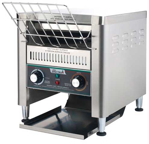 Winco Spectrum 208/240 Volt Electric Conveyor Toaster, 14 5/8 x 16 9/16 x 16 3/8 inch -- 1 set
