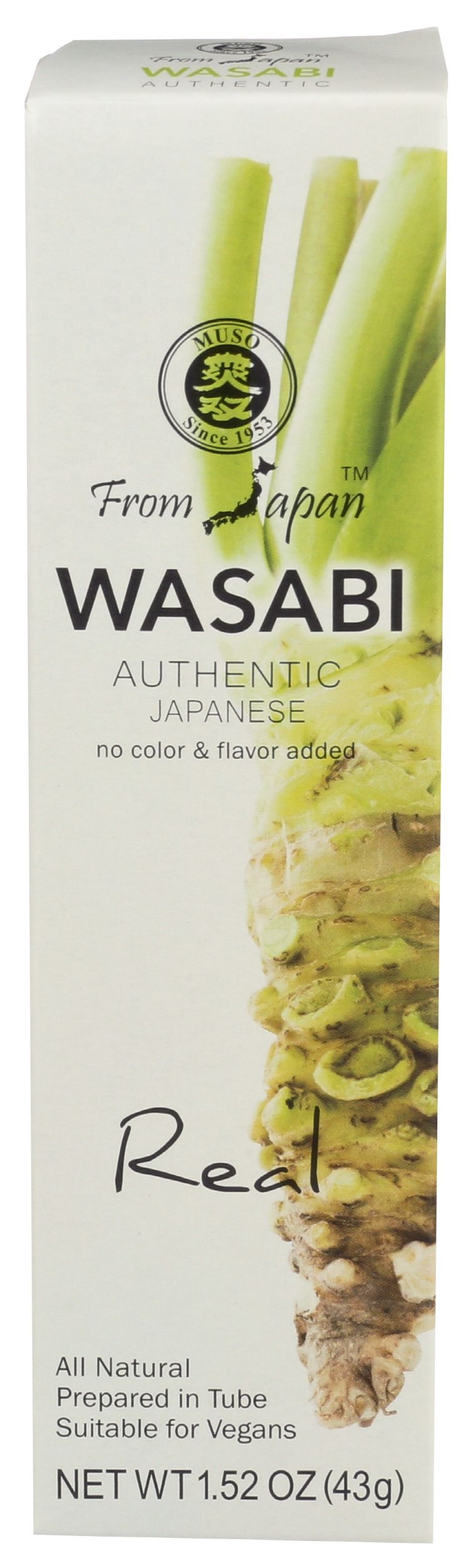 Muso From Japan Real Wasabi, 1.52 Ounce -- 10 per case