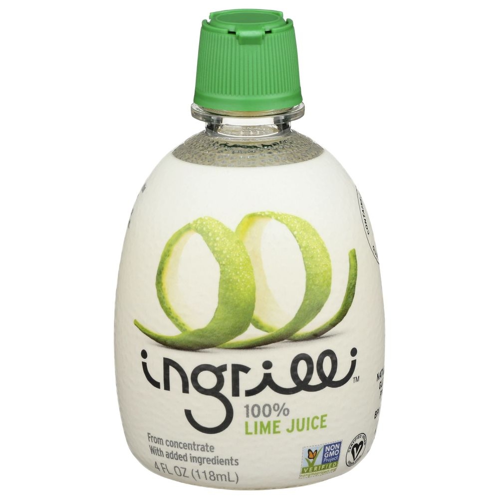 Ingrilli 100 Percent Lime Juice, 4 Fluid Ounce -- 24 per case