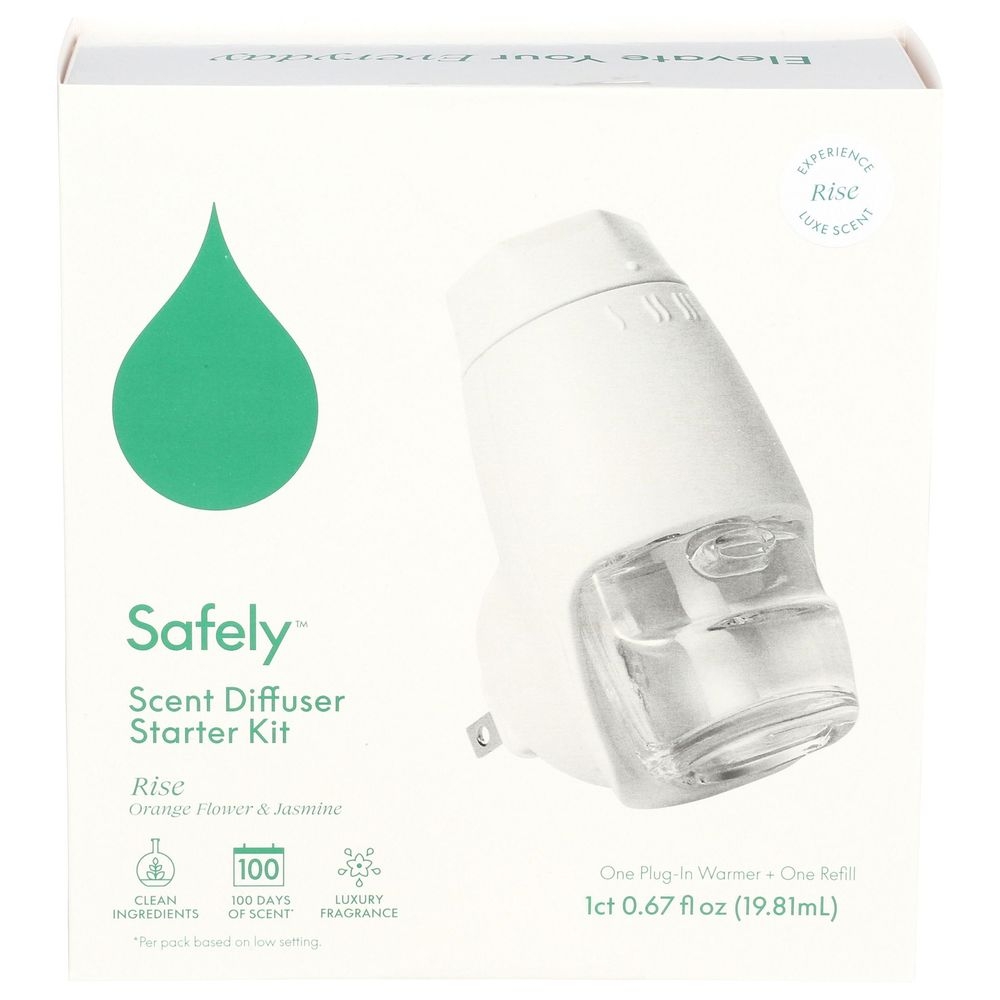Safely Rise Orange Flower and Jasmine Scent Diffuser Starter Kit, 0.67 Fluid Ounce -- 6 per case