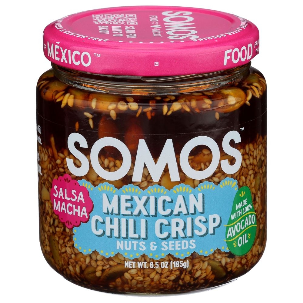 Somos Mexican Chili Crisp Nuts and Seeds Salsa Macha, 6.5 Ounce -- 6 per case