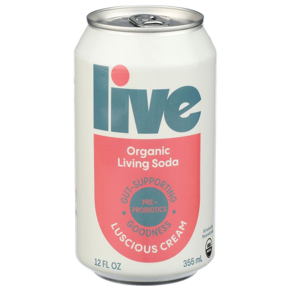 Live Organic Luscious Cream Kombucha, 12 Fluid Ounce -- 6 per case.