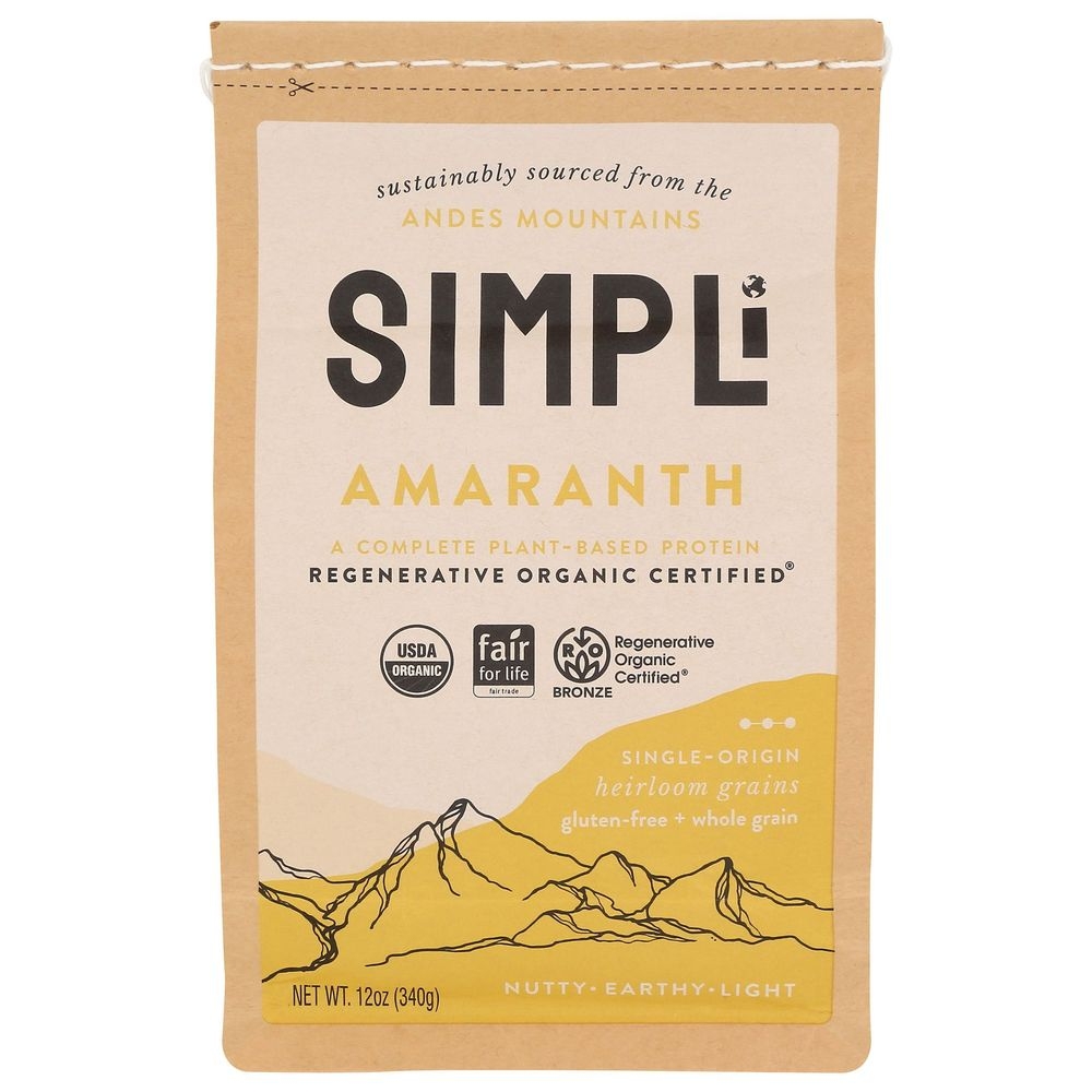 Simpli Organic Amaranth, 12 Ounce -- 8 per case