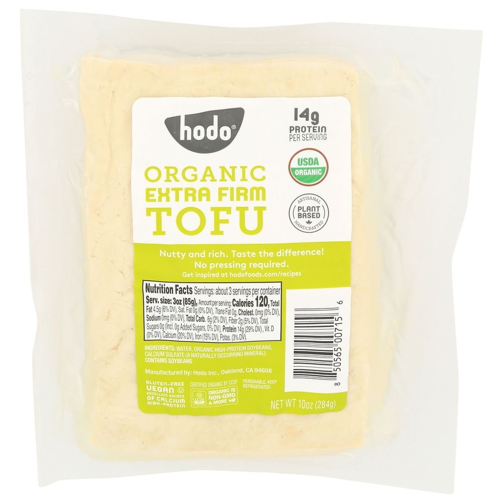 Hodo Organic Extra Firm Tofu, 10 Ounce -- 6 per case