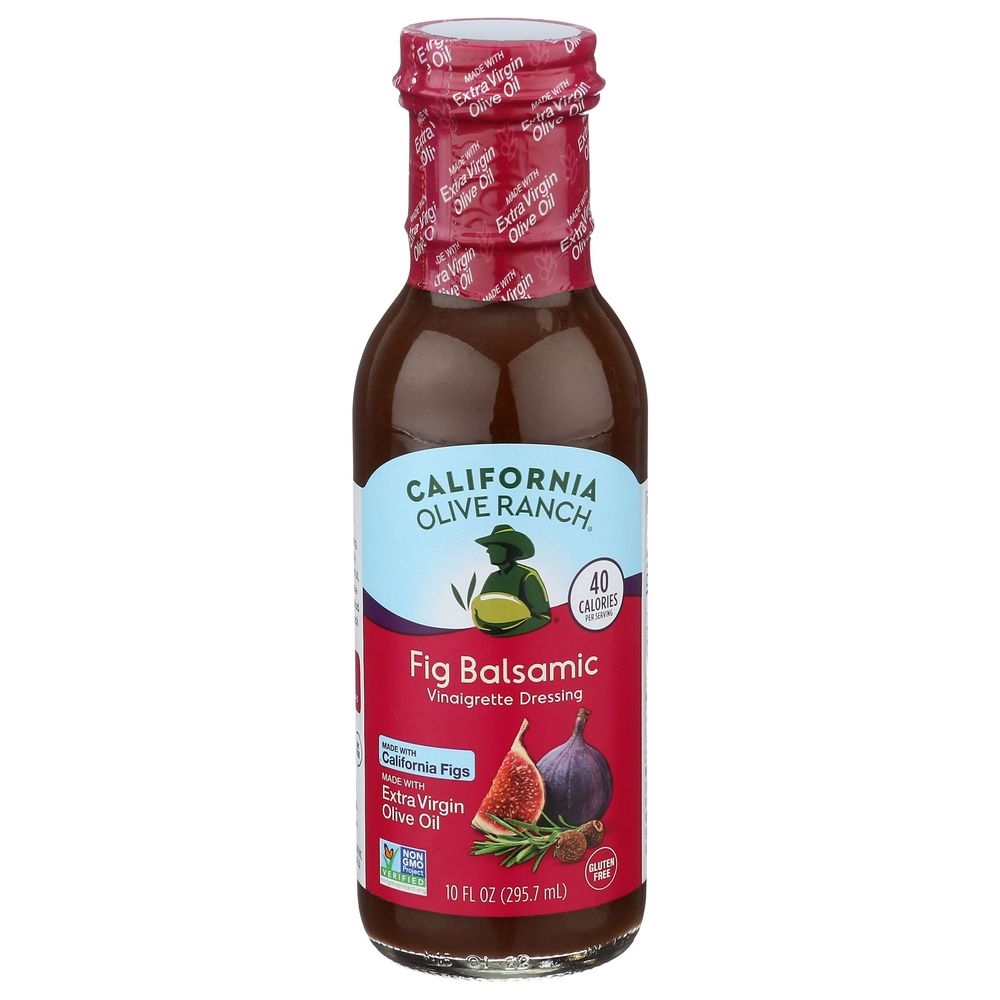 California Olive Ranch Fig Balsamic Vinaigrette Dressing, 10 Fluid Ounce -- 6 per case