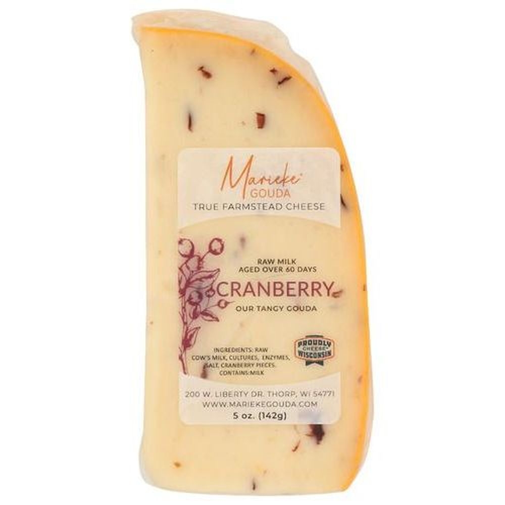 Marieke Cranberry Gouda Cheese, 5 Ounce -- 12 per case