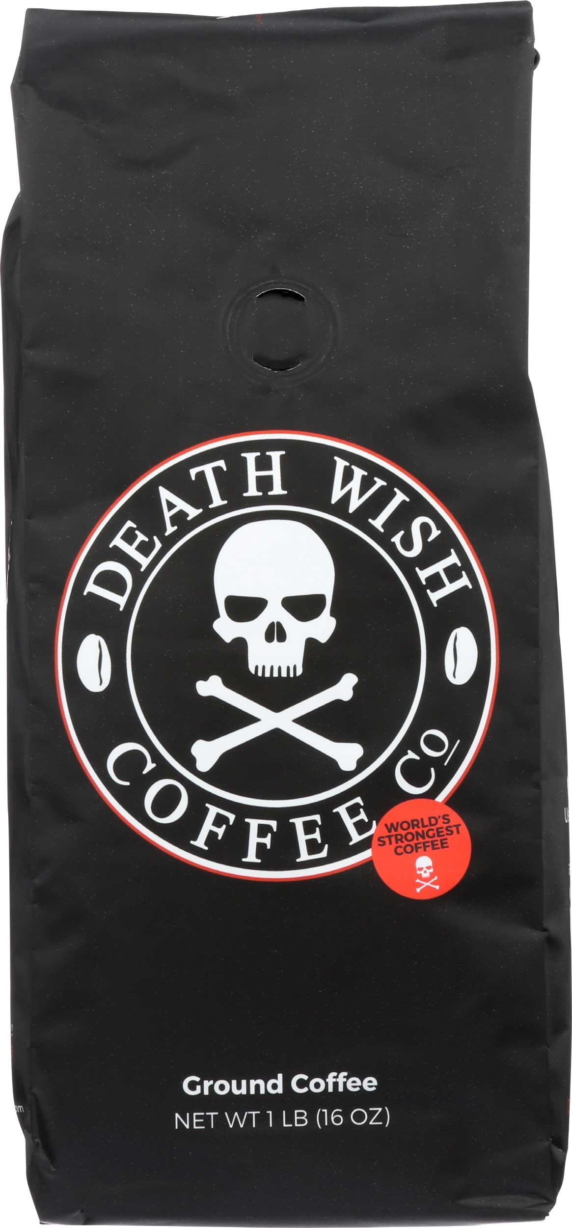 Death Wish Coffee Ground Coffee, 1 Pound Bag -- 6 per case