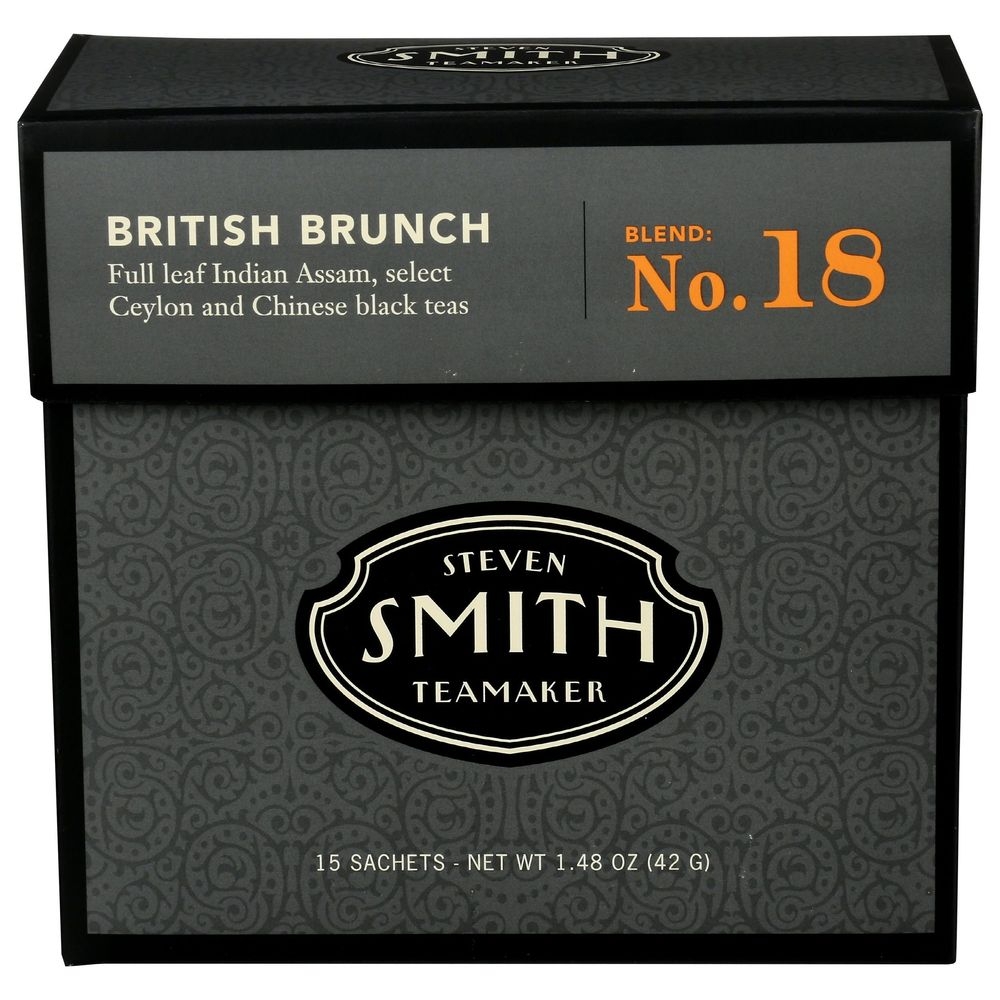 Steven Smith Teamaker British Brunch Black Tea, 15 tea bags -- 6 per case