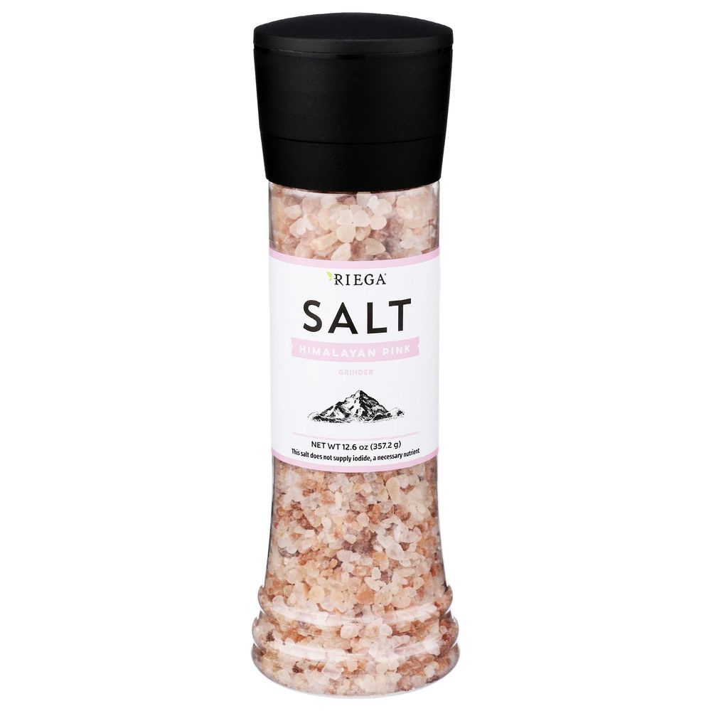 Riega Himalayan Pink Salt, 12.6 Ounce Large Grinder -- 6 per case