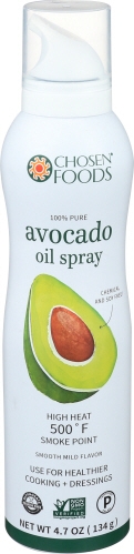 Chosen Foods 100 Percent Pure Avocado Oil Spray, 140 Milliliter -- 6 per case