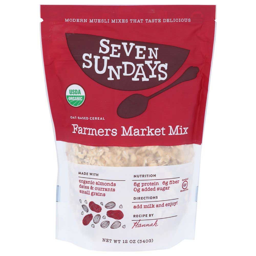 Seven Sundays Organic Gluten Free Farmers Market Mix Muesli, 12 Ounce -- 6 per case