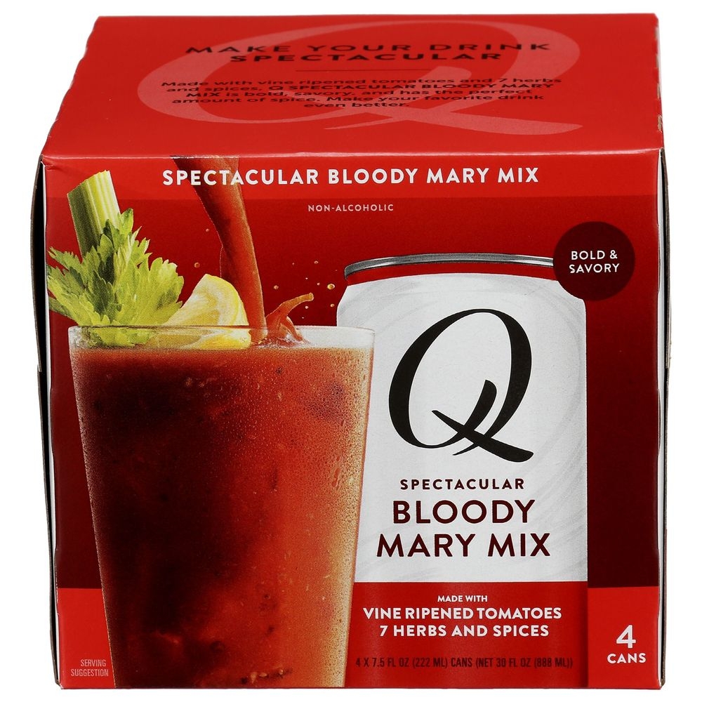 Q Mixers Spectacular Bloody Mary Mixer, 30 Fluid Ounce -- 6 per case