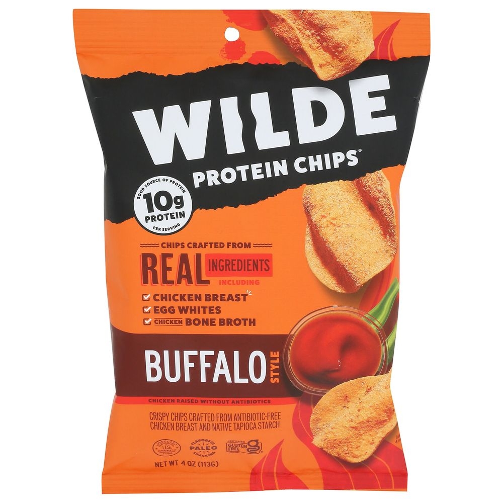 Wilde Buffalo Protein Chips, 4 Ounce -- 12 per case