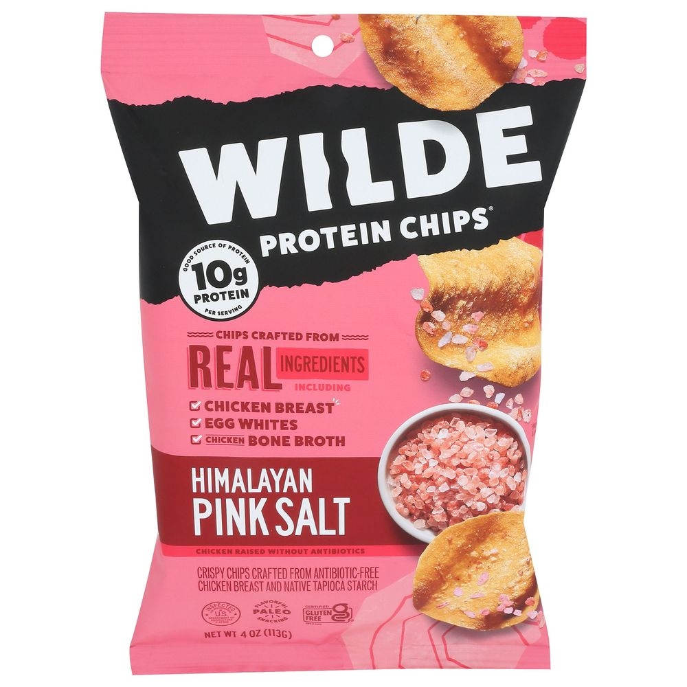 Wilde Himalayan Pink Salt Protein Chips, 4 Ounce -- 12 per case