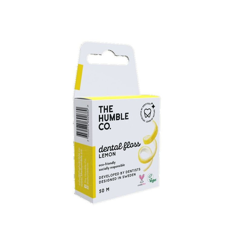 The Humble Co Lemon Dental Floss, 164 Feet -- 6 per case