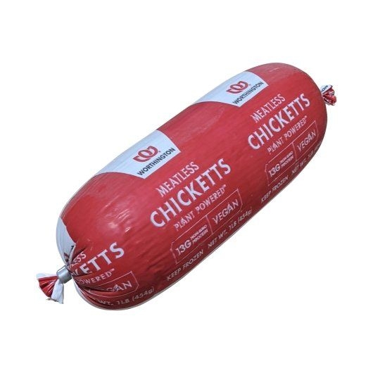 Worthington Plant Based Chickettes Chicken Roll, 1 Pound -- 12 per case