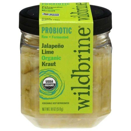 Wildbrine Organic Jalapeno Lime Sauerkraut, 18 Ounce -- 6 per case