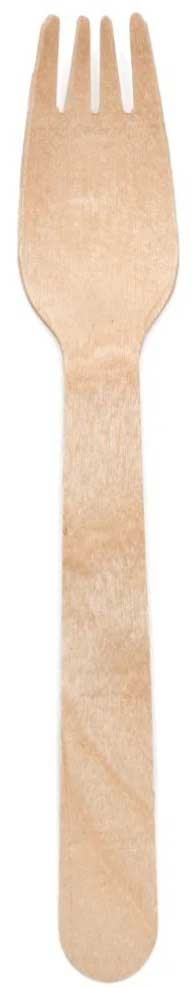 Foodstiks Compostable Wood Forks -- 6000 per case