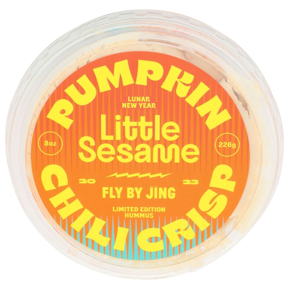Little Sesame Organic Pumpkin Chili Crisp Hummus, 8 Ounce -- 8 per case.