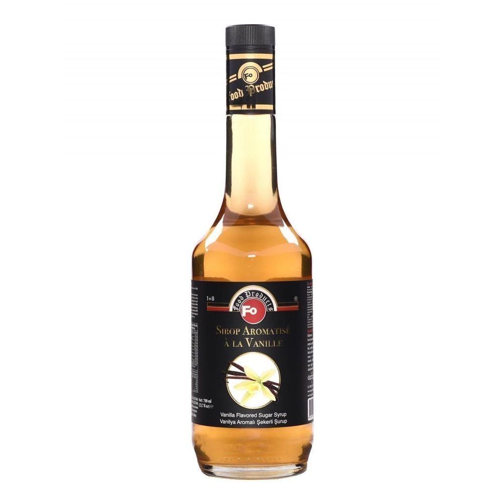 FO Vanilla Flavored Syrup, 700 mL -- 6 per case