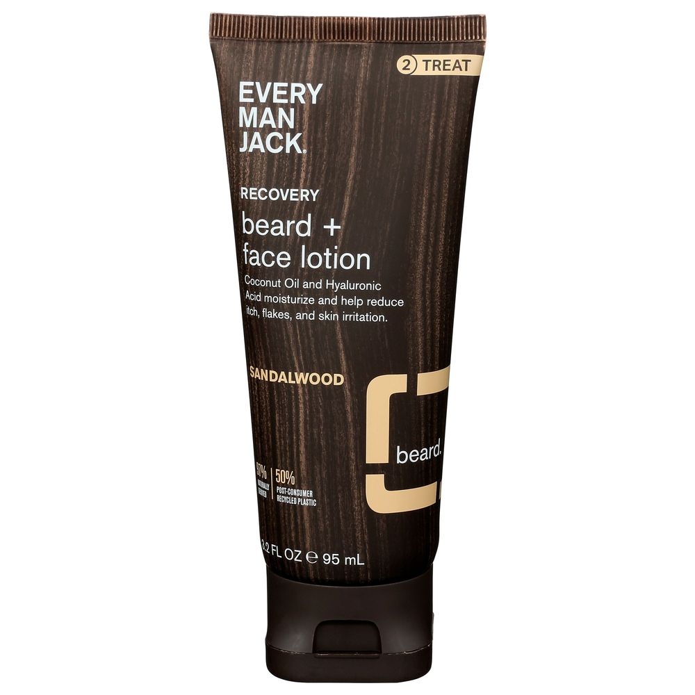Every Man Jack Sandalwood Beard and Face Lotion, 3.2 Fluid Ounce