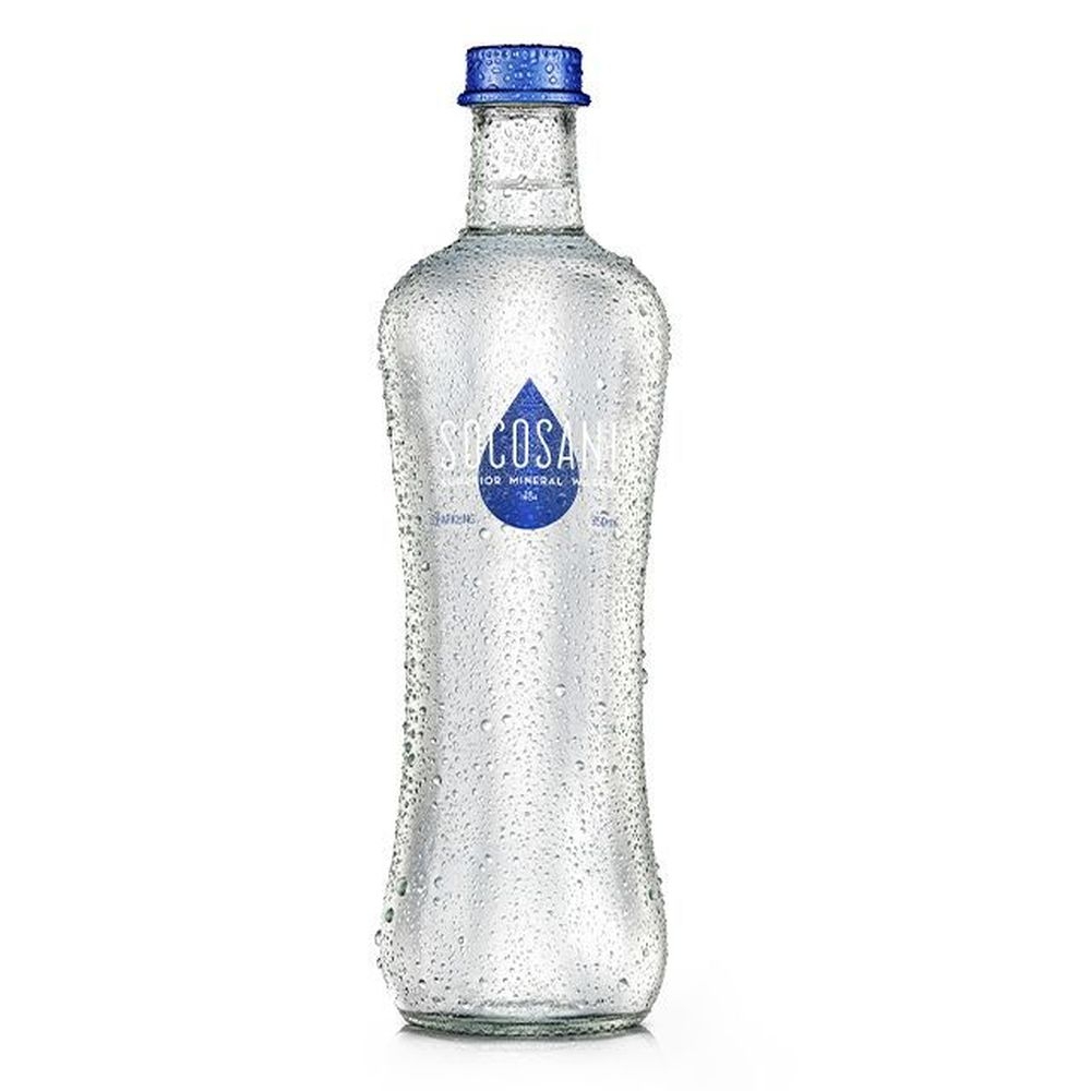 Socosani Sparkling Mineral Water, 12 Fluid Ounce Glass Bottle -- 24 per case