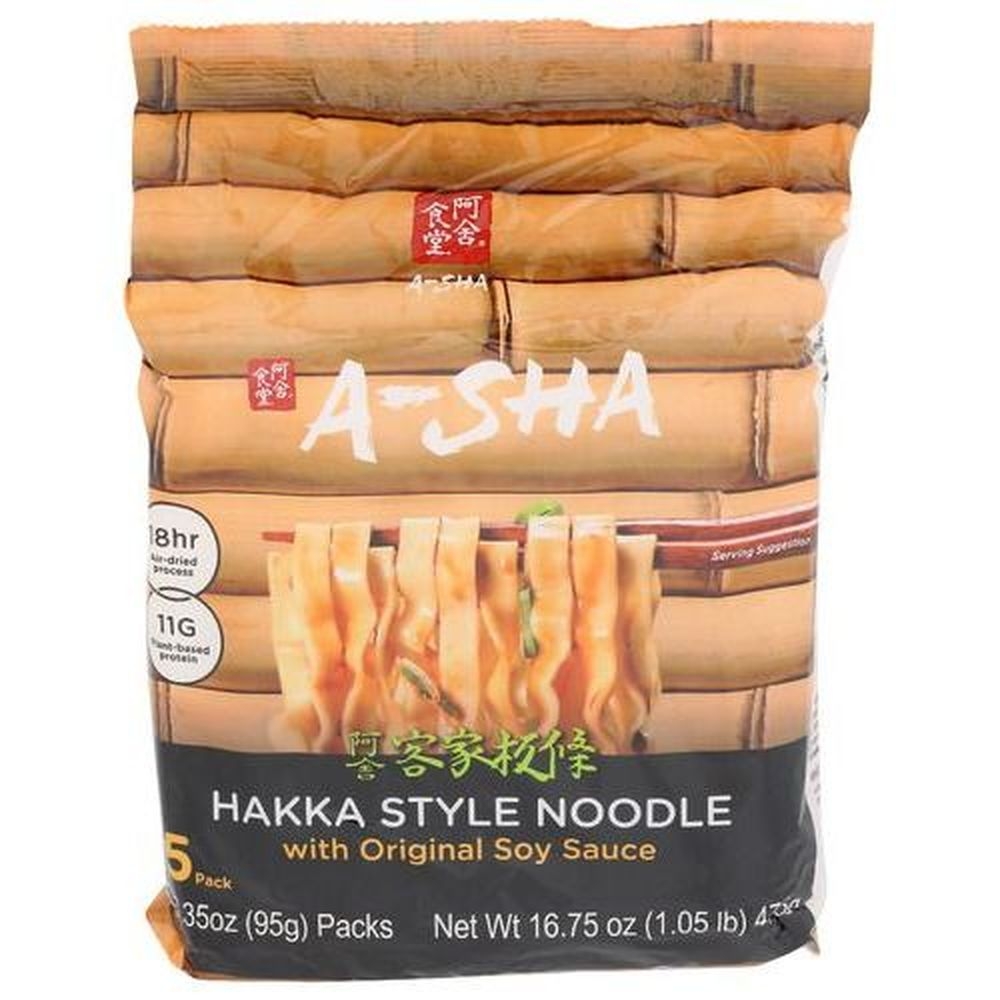 A-Sha Hello Kitty Hakka Style Noodles with Original Soy Sauce, 16.75 Ounce -- 6 per case