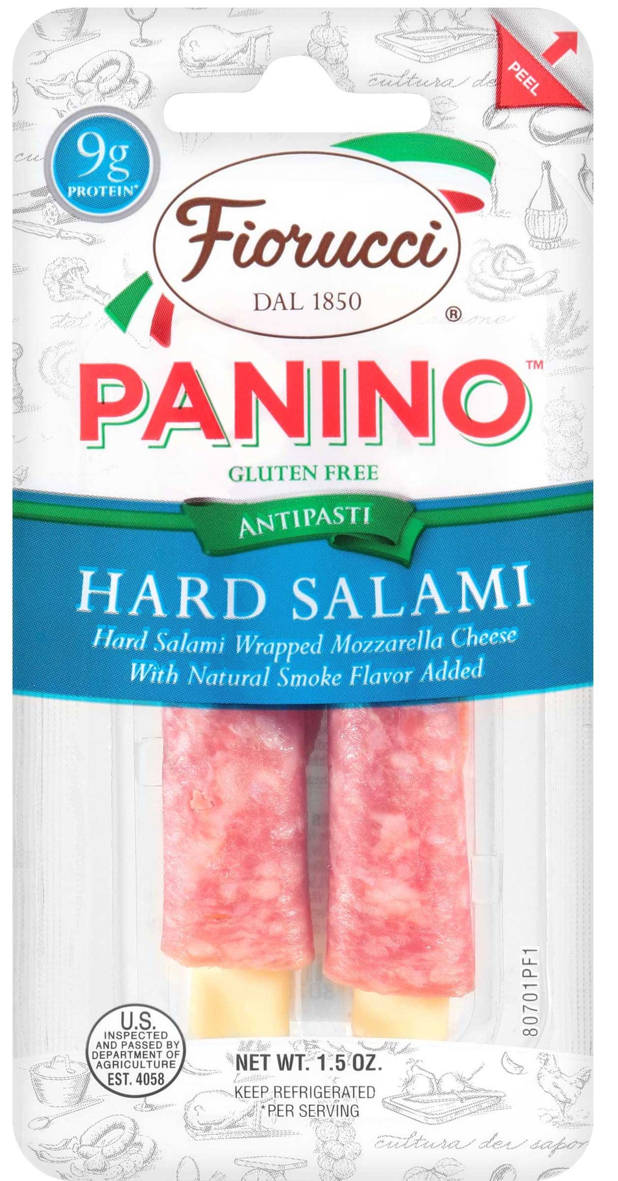 Fiorucci Hard Salami Panino, 1.5 Ounce -- 16 per case
