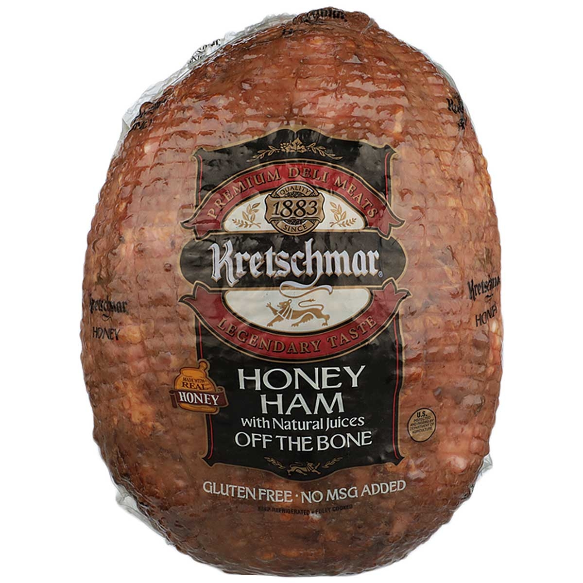 Kretschmar Off The Bone Honey Ham, 144 Ounce -- 2 per case.