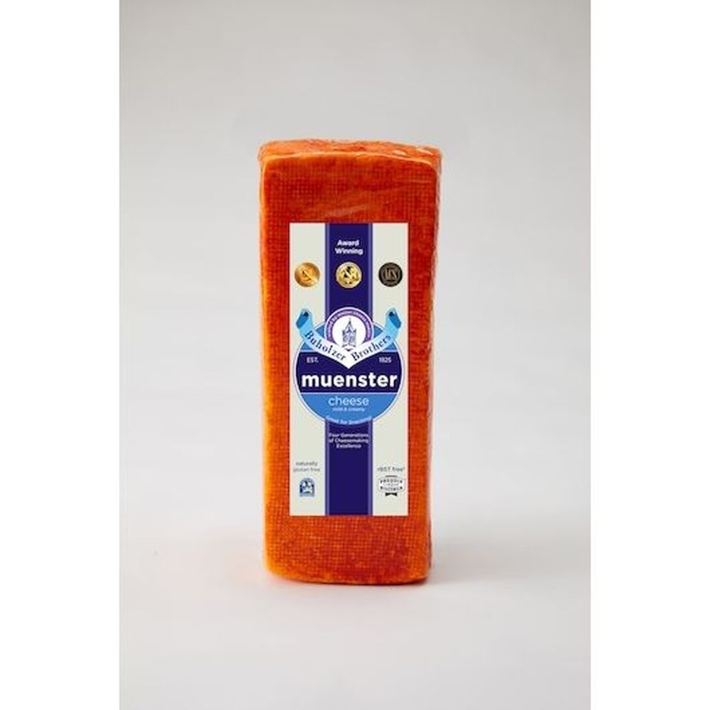 Buholzer Brothers Muenster Cheese, 7 Pound -- 2 per case