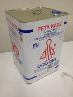 Dodoni Greek Feta Cheese, 17 Kilogram