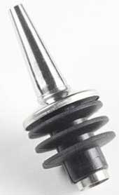 American Metalcraft Stainless Steel Replacement Silicone Dasher for Glass Bitters Bottle, 1 inch Dia x 2 1/2 inch Height