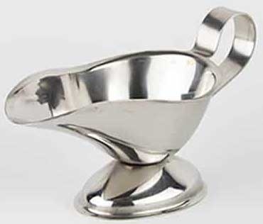 American Metalcraft Stainless Steel Gravy Boat, 3 Ounce