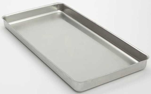 American Metalcraft Rectangle Plain Aluminum Pizza Pan, 12 x 24 x 2 inch