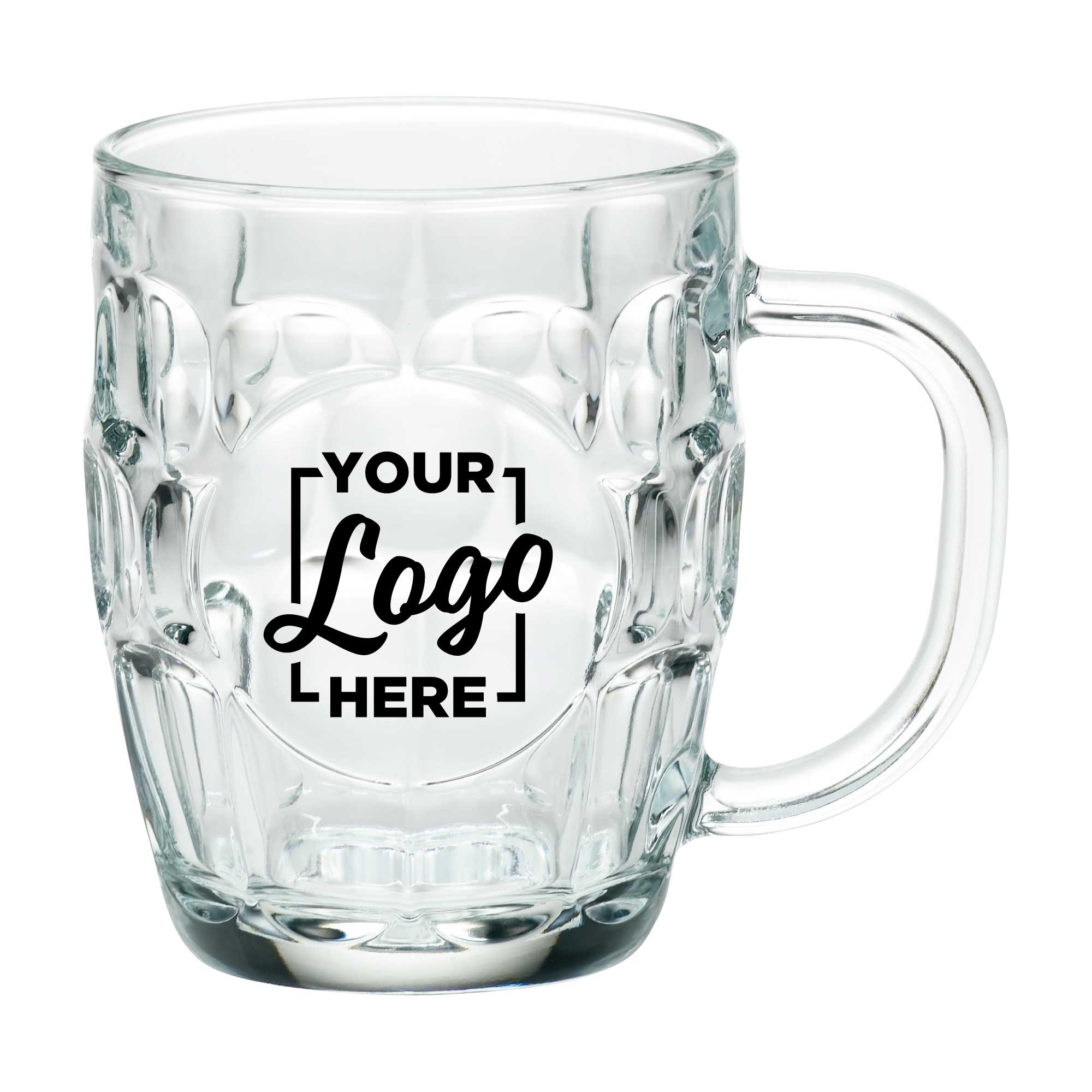 Arcoroc Brittania Mug with 1 COLOR Custom Logo, 20 Ounce Capacity -- 144 per case