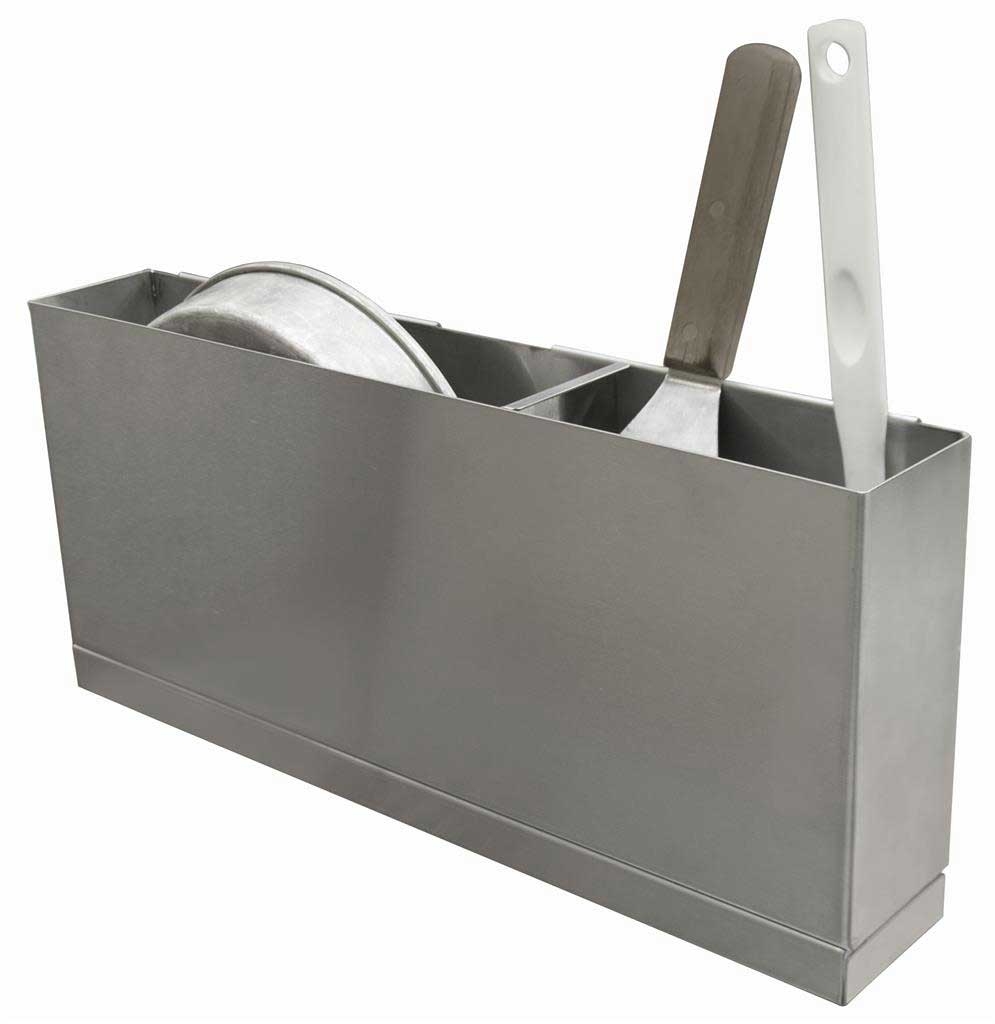 BK Resources GrillCook Pro Stainless Steel Universal Tool Box, 18 inch