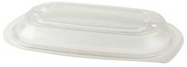 Anchor Packaging MicroRaves Clear Polypropylene Anti Fog Vented Dome Lid Only, 8.85 x 6.41 x 1.10 inch -- 252 per case