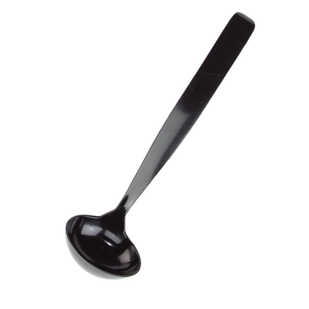 WNA Comet Caterline Polystyrene Black Ladle, 2 Ounce Capacity -- 48 per case