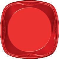 Solo Squared Plastic Plate, 10 inch -- 180 per case