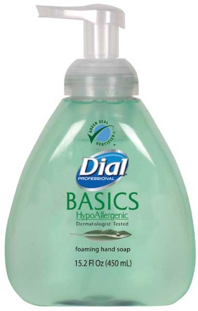 Dial Basics Fresh Scent HypoAllergenic Foam Hand Soap, 15.2 Ounce -- 4 per case