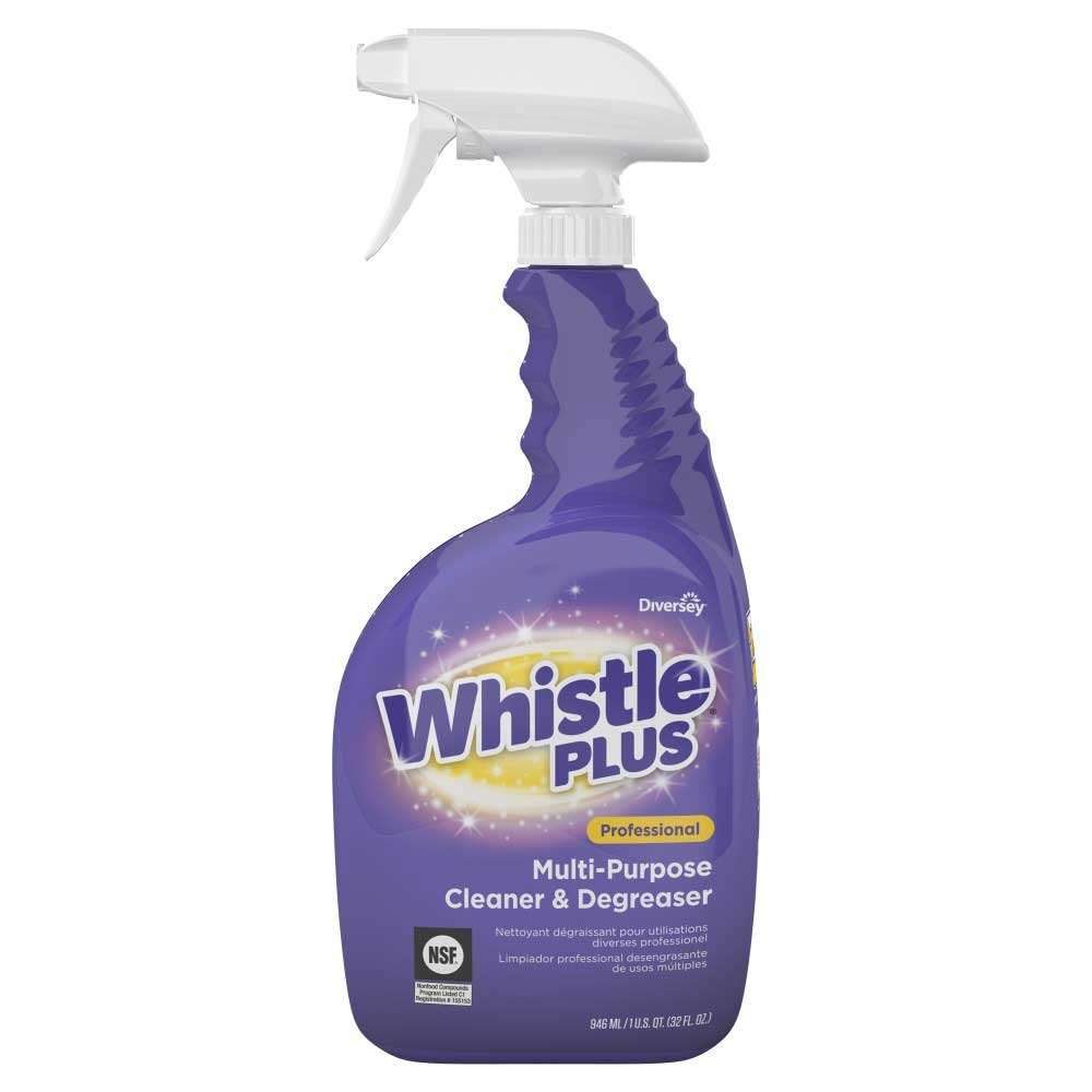 Diversey Whistle Plus Purple Citrus Scent Multi Purpose Cleaner and Degreaser, 32 Fluid Ounce -- 8 per case