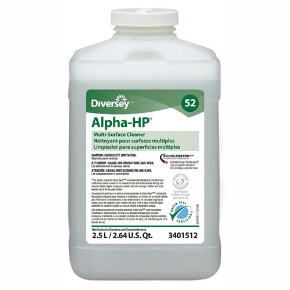 Diversey Alpha-HP Multi-Surface Cleaner for J-Fill, 2.5 Liter -- 2 per case